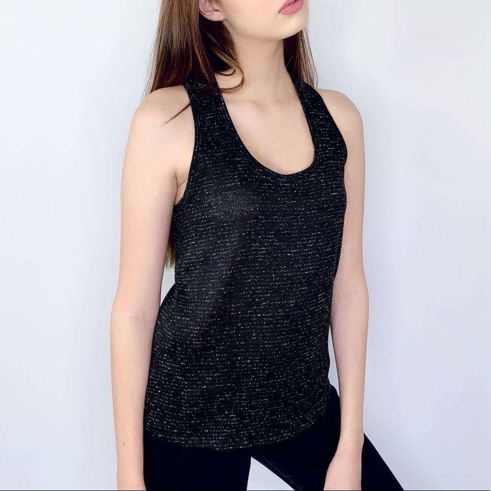 NEW Black Lurex Tank